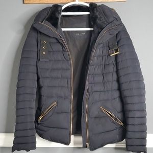 Zara Navy Gold Jacket